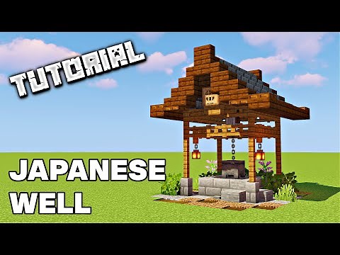 How To Build A Japanese Well | Minecraft Tutorial