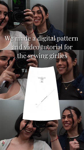 Sewing pattern now available in our Etsy shop !!! Instructions and video tutorial included!! ✨🤍#sewingtutorial #sewingdiy #sew