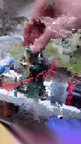 4 stroke OHV gasoline engine converted into a generator from Stirlingkit