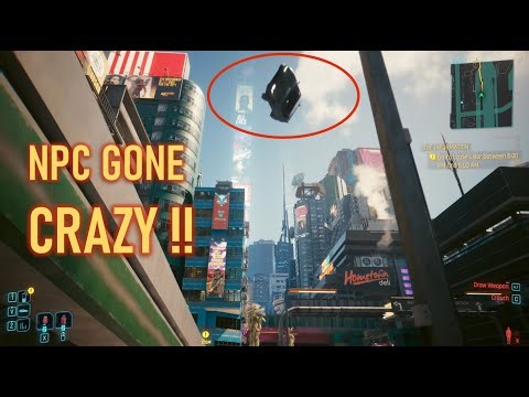 NPC gone wild in Cyberpunk 2077