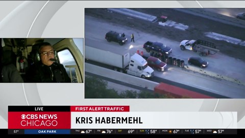 3 cars involved in crash on Tri-State Tollway