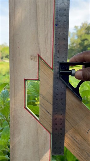 Wood trick #woodworking #carpenter
