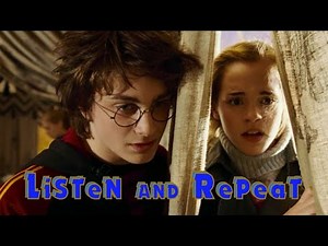 English Speaking Shadowing Practice with Harry Potter & Test