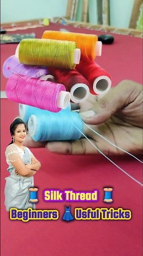 👇🧵How to Make Silk Thread Aariwork🎀😍 Easy Step-by-Step Aari Ideas✨Our Village Girl Designs💫