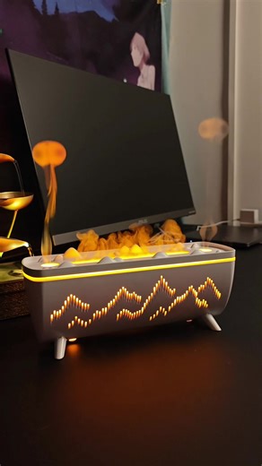 Flame Jellyfish Aroma Diffuser 🎁 Gift#Aromatherapy #Jellyfish #fyp #aromatherapy #gifts #humidifier #christmas #halloweenlookHalloween #olebrandselect #halloween #fpy #halloweenlook #VocêNasceuParaMudar