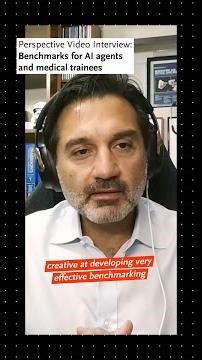 Perspective Video Interview: Benchmarks for AI Agents and Medical Trainees