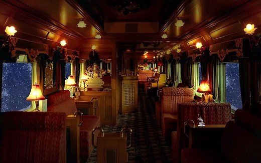 【个人使用】睡眠用音声 雨夜列车 Cozy Train Cabin Ambience with Blizzard and Train Sound