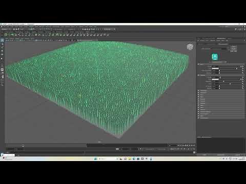 Making Grass with XGen on Autodesk Maya 2023