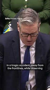 PM tribute to British soldier who died in Ukraine