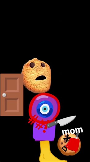 the monster eat cookie mom