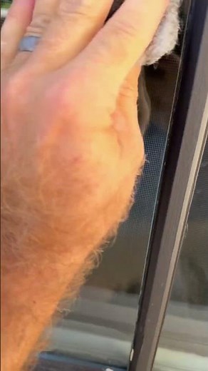 Polish off your windows with steel wool (0000 extra fine)