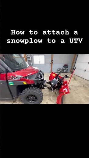 How to Attach a SnowPlow to a UTV (Step-by-Step)
