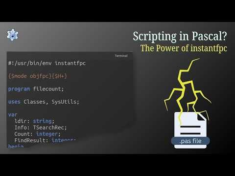 Turn Free Pascal Into a Native-Speed Scripting Engine with instantfpc