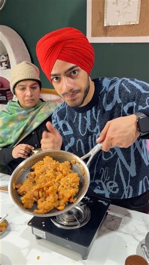 Desi caramel Halwa recipe 😱 at home | street food #shorts #shortsfeed