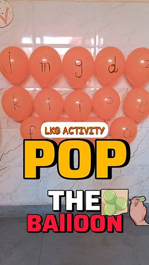 5.9K views · 230 reactions | L.K.G Activity | Preschool Activities | POP the balloon @Giantarangpreschool #preschool #activity #activities #kidsactivitiesideas | Gian Tarang Pre School | Facebook