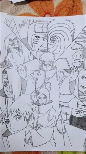 akatsuki drawing #akatsuki# 🙏🙏🙏🙏