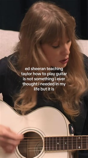 Ed Sheeran Teaching Taylor Swift Guitar: Sweet BTS Moment
