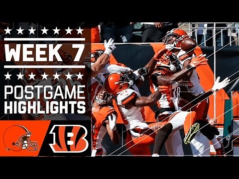 Browns vs. Bengals | NFL Week 7 Game Highlights