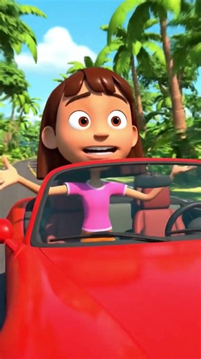 dora runs over boots