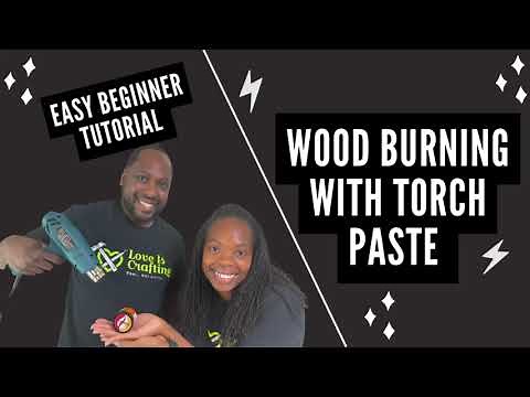 BEGINNER WOOD BURNING TUTORIAL | TORCH PASTE & CRICUT | SCHOOL PICTURE DISPLAY