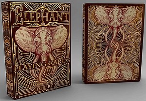 Elephant Playing Cards - Desert