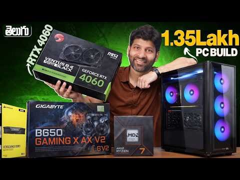₹1.35 Lakh PC Build 😱 | Gaming & Editing Pc