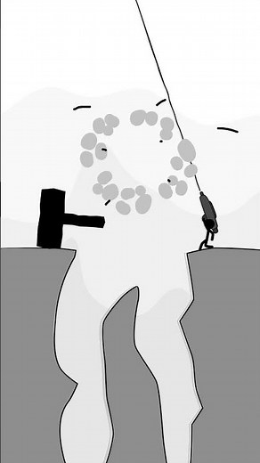 Stickman Cliff Fight #animation #stickman