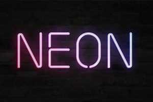 10  Beautiful Neon Sign Fonts and Effects