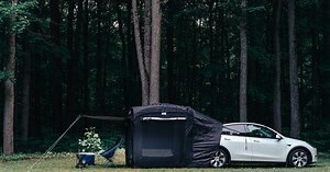 Camp Mode ON! Get ready for camping in your Tesla Model Y this summer [and save 10%]