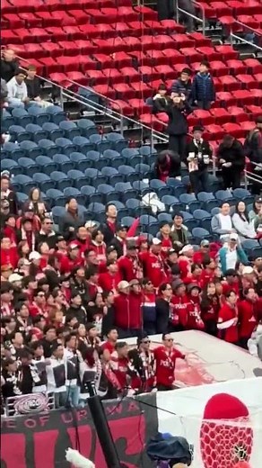 Urawa Reds Diamonds fans in Seattle against Inter Milan at CWC