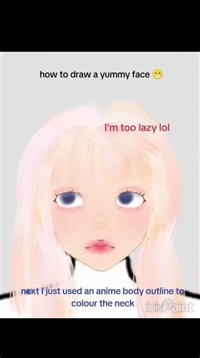 how to draw a headd #beginner #ibispaintx #art #tutorial #drawingtutorial