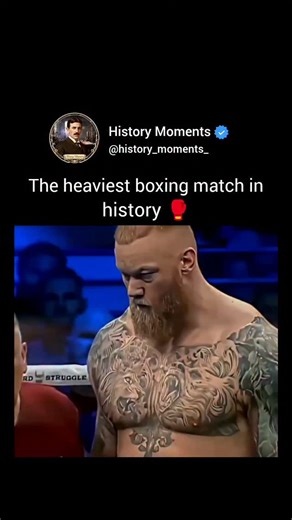 History Moments | 🔥 THE MOUNTAIN VS THE BEAST It wasn’t just a boxing match — it was a collision of legends. Eddie Hall stepped in with the fire of a man... | Instagram