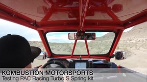 We have been testing the brand new springs for the 2018-19 Polaris RzR Turbo S from PAC Racing Springs on our #OverlanderRzR build! Here is a video demonstrating these springs in action!! If you have any questions please call us at 801-674-2451. We will have this kit available to purchase on our website this week. 🤘😁🤘 | Kombustion Motorsports