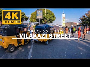 Soweto Vilakazi Street in 4K Walking