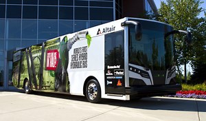 Altair unveils world's first hydraulic-hybrid transit bus