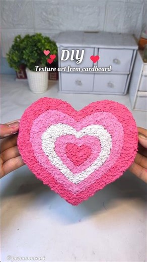DIY Texture Art From Cardboard