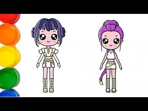 How to Draw Rumi & Zoey – How to Draw Huntrix Step by Step Tutorial