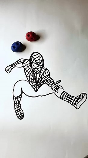 Spiderman Sketch Paint - Cartoon Art for Kids