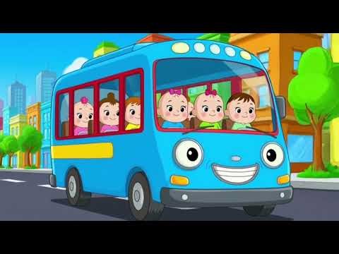 The Wheels on the Bus – Fun Cartoon Kids Video | Colorful Animated Bus Adventure
