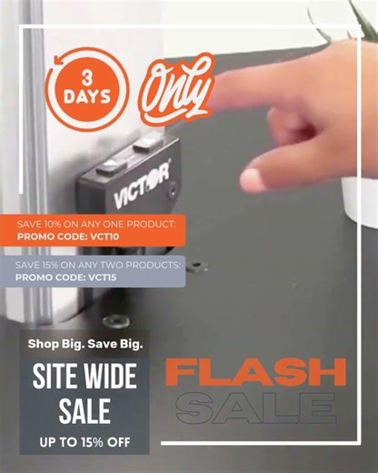 3-Day Flash Sale! Save 10% or 15% Sitewide – Shop Big, Save Big Today!