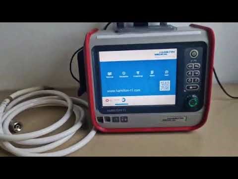 hamilton T1 ventilator with CO2 Port and O2 hose