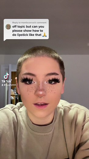 Gender Neutral Makeup Tutorial: Red and Black Lipstick