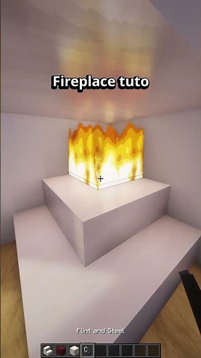 Easy Fireplace Tutorial 🔥 | Minecraft