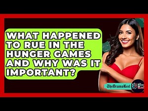 What Happened To Rue In The Hunger Games And Why Was It Important? - The Drama Reel
