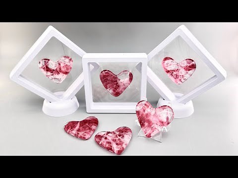 #FusedGlass Hearts from Part Sheet Made of Filthy Unwanted Vitrigraph Stringer