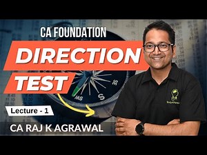 #32 Direction Test | Lecture 1 | Logical Reasoning | CA Raj K Agrawal