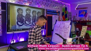 19K views · 161 reactions | Here’s another virtual kindergarten lesson from our class! We are working on subtracting to 5! I was doing it with the manipulatives and document camera and the students were doing it at home with manipulatives! Here’s the resource we are using: https://thekindergartensmorgasboardstore.com/products/math-it-up-subtracting-monkeys?variant=31285813313669 | Kindergarten Smorgasboard | Facebook