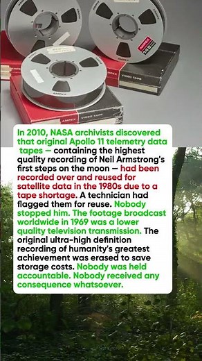 A Night Cleaner Almost Mopped Away the Footprints of the First Humans on the Moon.