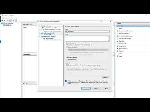 How to create a Virtual Switch in Hyper-V