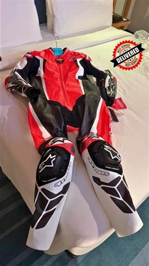 Delivered to the Track-Ready Rider! | ALPINESTARS RACING ABSOLUTE V2 RED FLUO SUIT